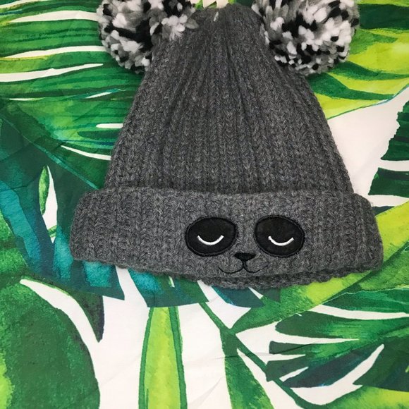 2/$20 $24 SO Juniors Double Pom Critter Beanie - Picture 5 of 8